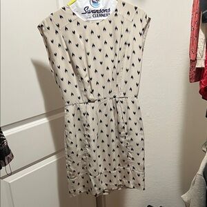 Rebecca Taylor Cream and Navy Dress